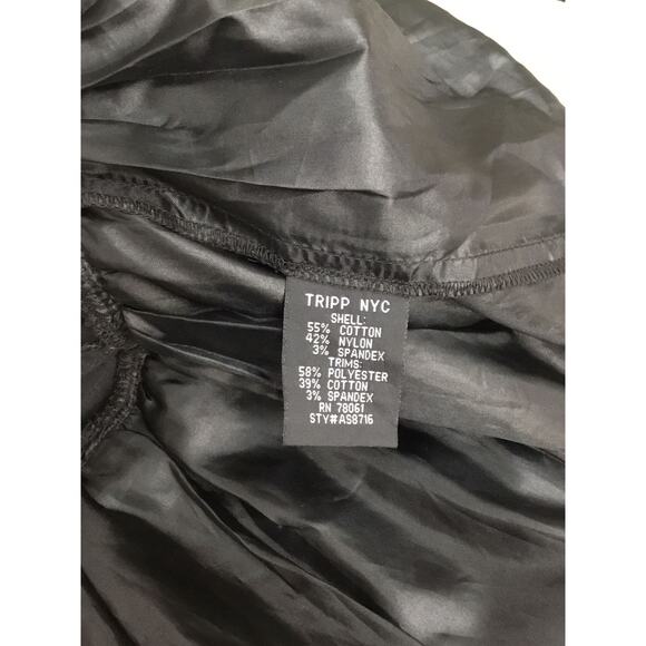 TRIPP NYC Daang Goodman Corset Tutu Pleated Gothic Black Dress  Sz L - Picture 6 of 12